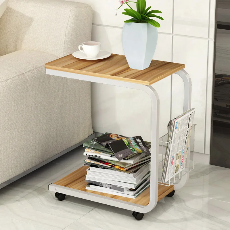 

Side Table Modern Minimalist Corner Table Bedroom Table Small Coffee Table China Mobile Bedside Table Living Room Mini sofa ju S