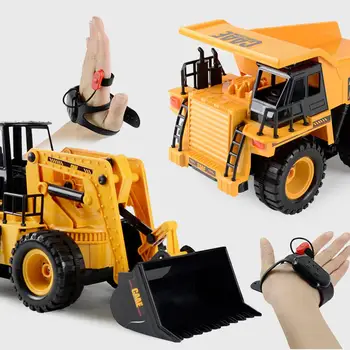 

LeadingStar Rc Engineering Van Car Six-channel Wireless Watch Rc Engineering Car Gravity Sensing Watch Rc Toy Gift For Kids
