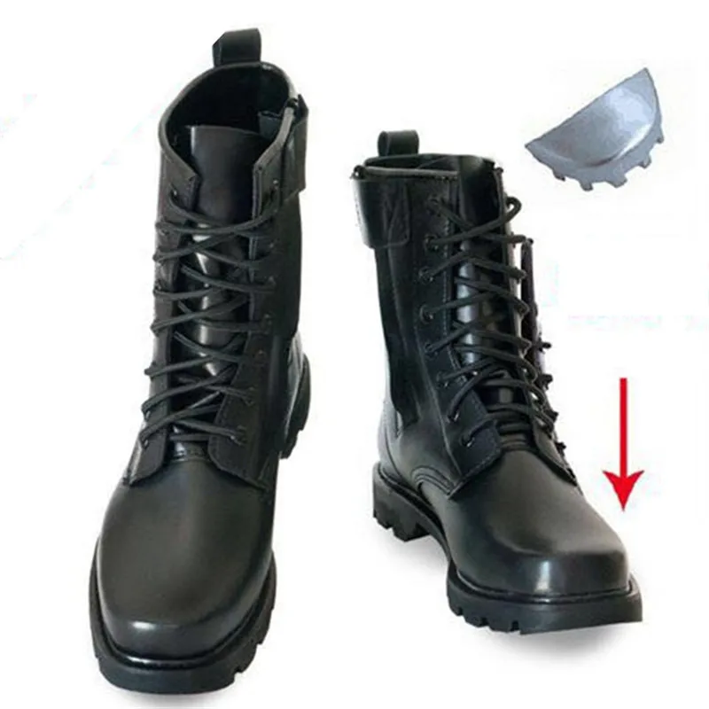 designer steel toe boots