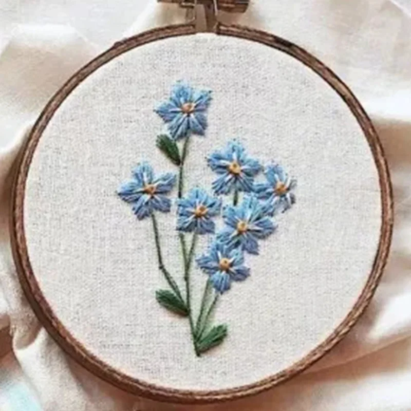 Простой дизайн 3D сделай сам цветочный эскиз Набор для вышивания ручной работы