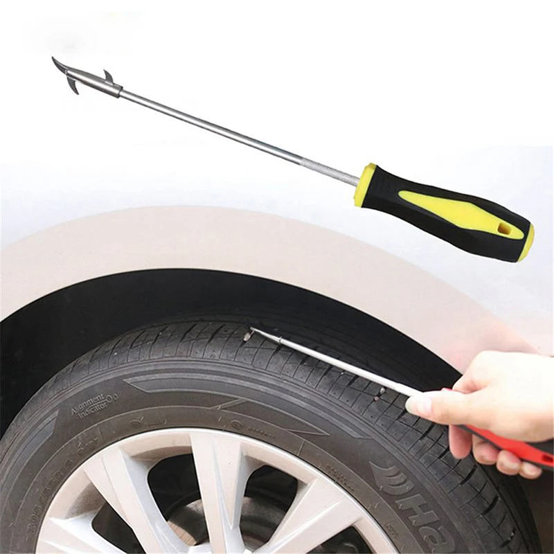 Car Tire Gap Thread Stones Cleaning Hooks Repair Tool Dig Pick Screwdriver Cleaner For Auto Trunk Motorcycle |