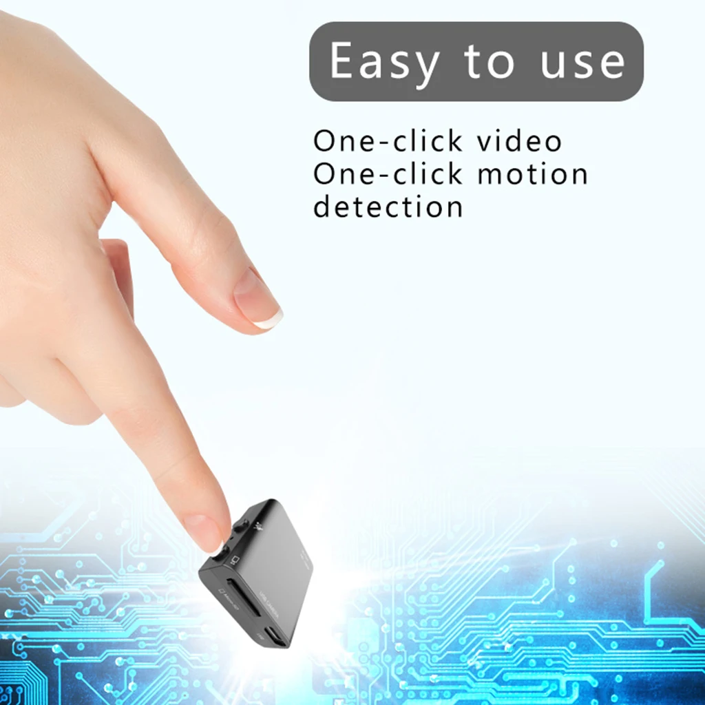 XD Mini Camera HD 1080P Camera Night Vision For Home Car Dash Spying