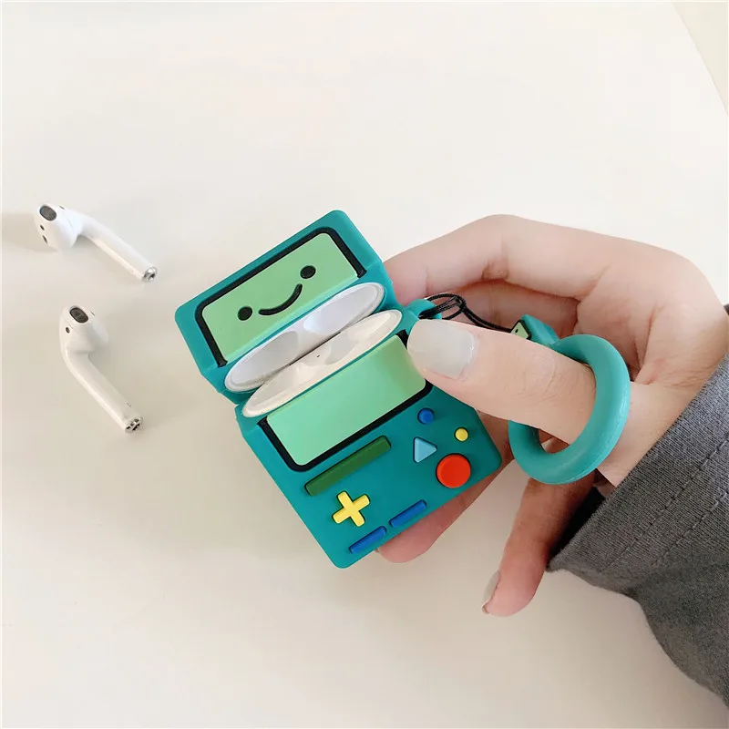 Синий Зеленый Игровой Автомат для мальчиков силиконовый Bluetooth беспроводной Чехол для наушников для Apple Airpods 1/2 защитный чехол для зарядки
