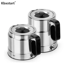 Kbxstart 110 В/220 В складной электрический чайник с регулируемой температурой, складной чайник из нержавеющей стали для путешествий, чайник для кипячения