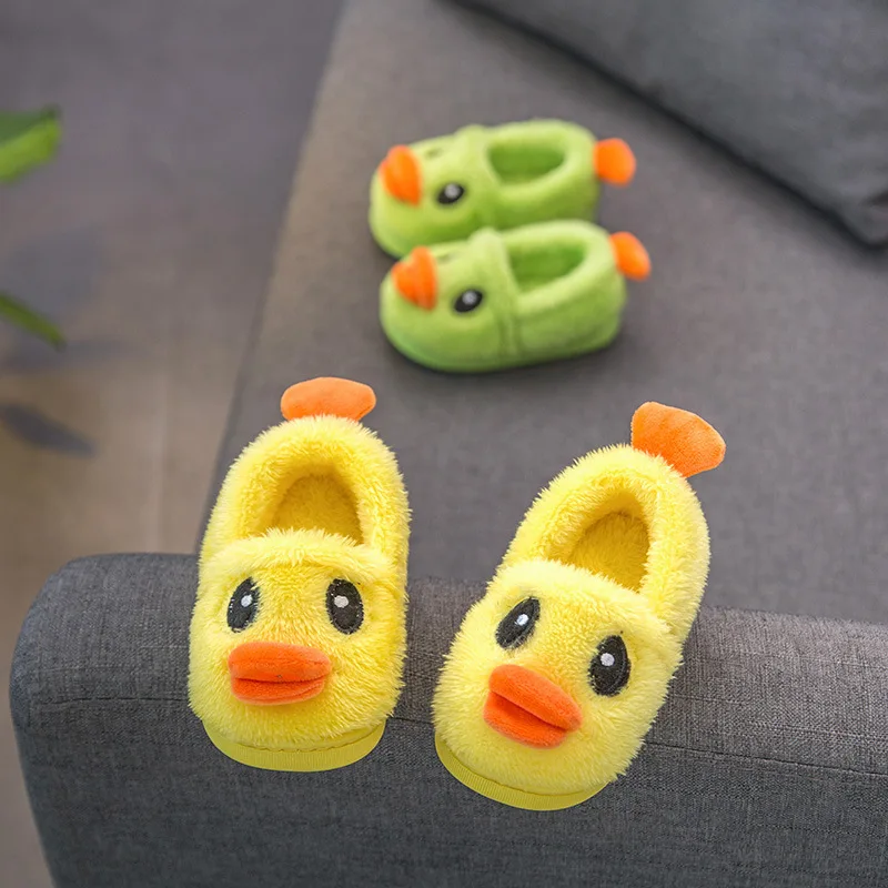 

Baby cotton slippers1-3 year old winter children home cotton shoes winter boots for girls toddler snow boots