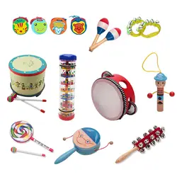 Набор музыкальных инструментов Orff, комбинированная детская музыкальная обучающая игрушка, детский сад, инструмент для раннего ребенка
