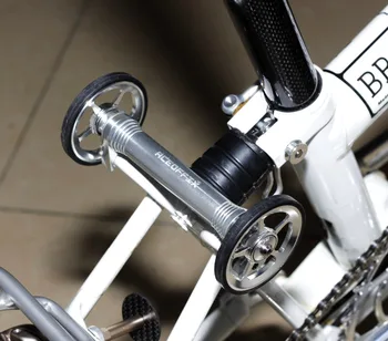 

TWTOPSE Easy Wheel Extension Telescopic Lever Bar for Brompton Bike Folding Bicycle Wheel Rack Block CNC Super Light 65g Parts