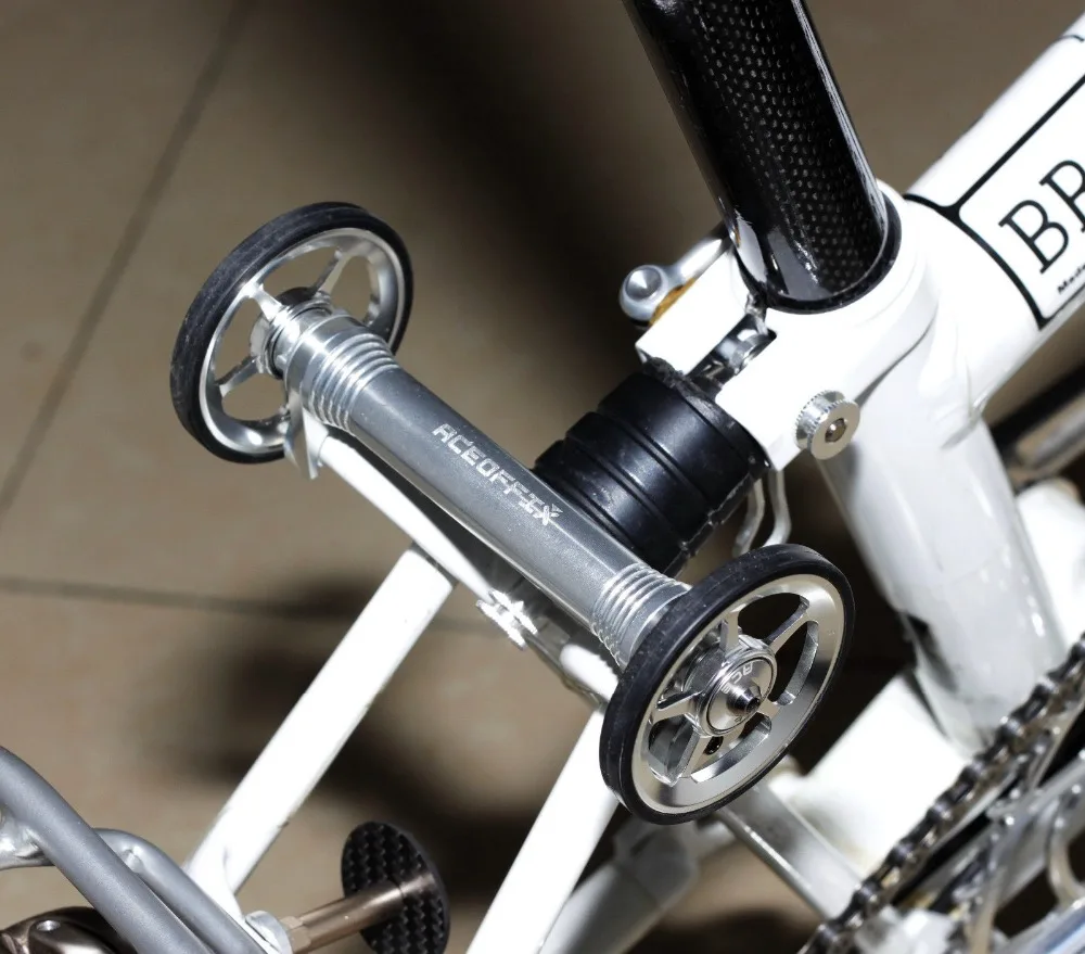 Раздвижная стойка для велосипеда TWTOPSE складная велосипедная с колесом