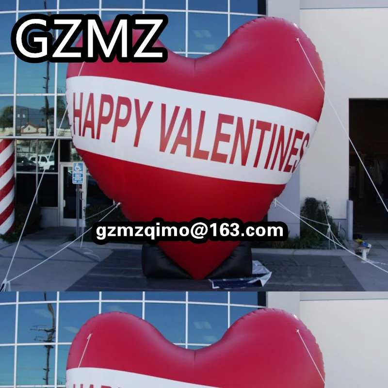 MZQM inflatable heart balloon model for wedding / heart shape inflatable decoration for events / valentine decoration