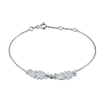 

Bracelet silver diamond e1701br07180400