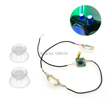 

PS4 DIY Led Light-up Thumb Sticks Mod with Transparent Joystick Caps for Sony PlayStation Play Station 4 PS4 Pro Controllers