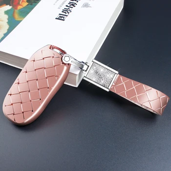 

Hot Sale Car TPU Key Holder Cover fob Case Wallet Chain 3 Buttons For Tesla Model X Smart Remote key House Key Shell Accessories