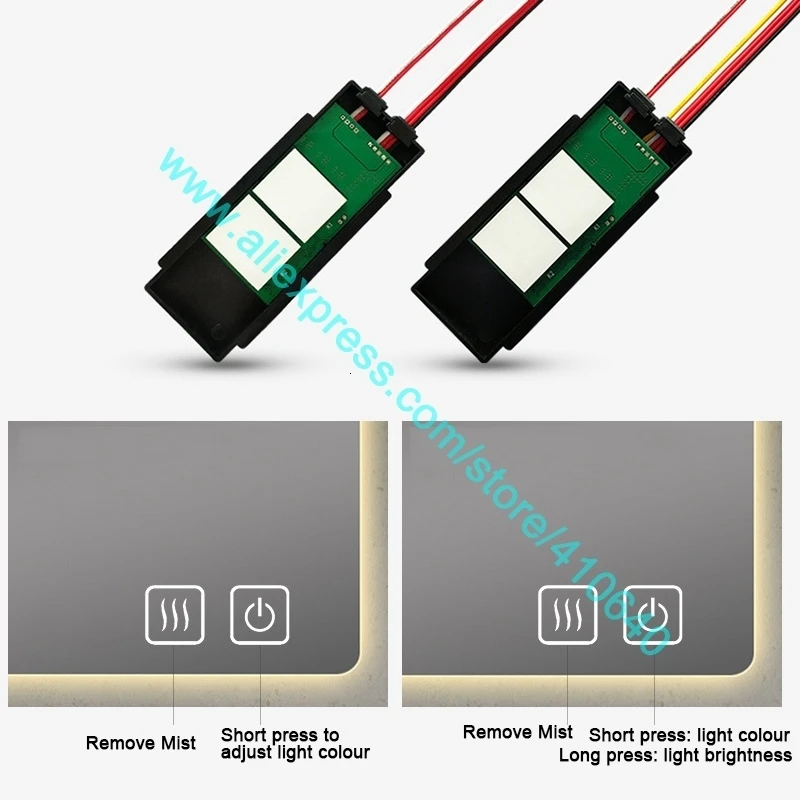 Double key touch sensor switch 000