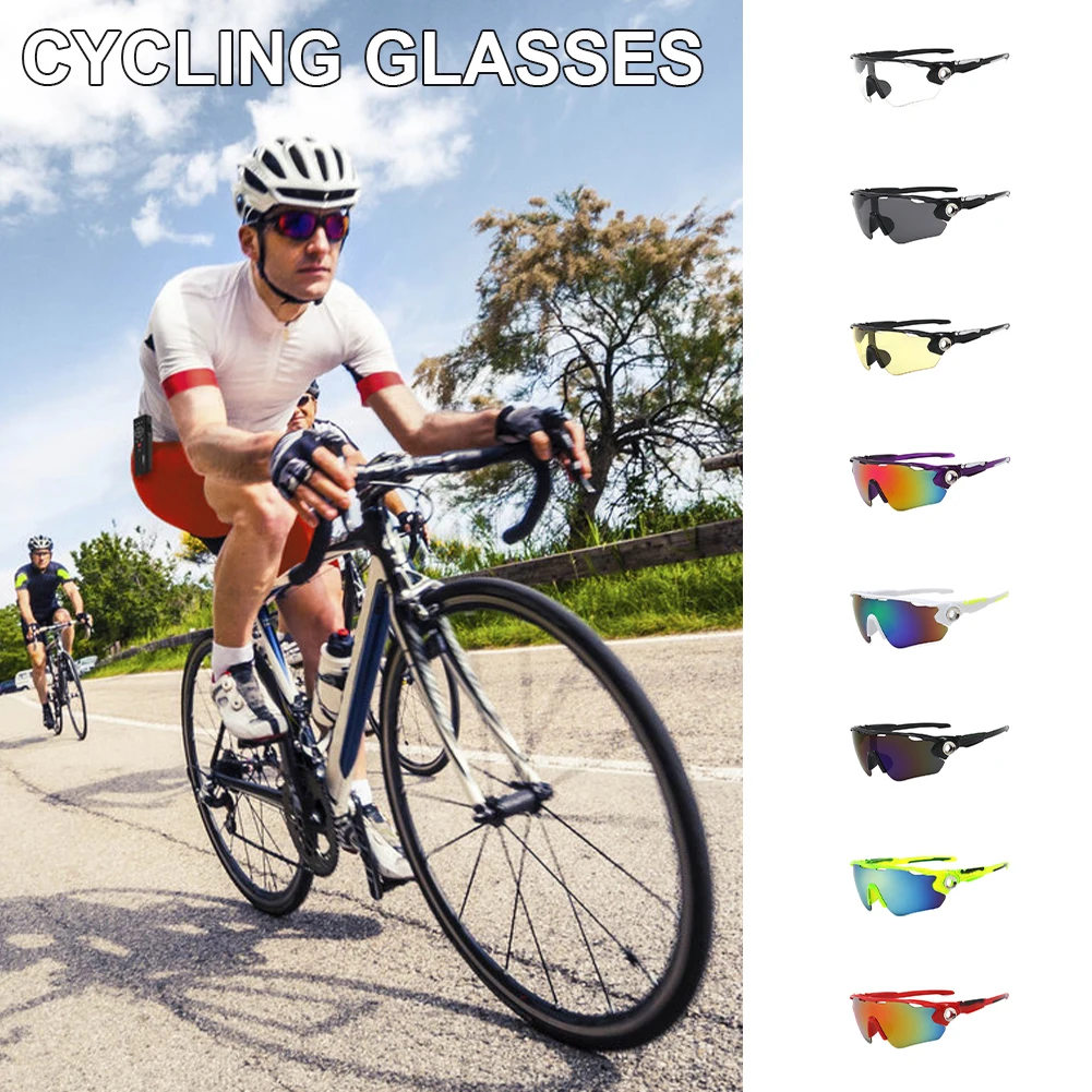 Cycling Eyewear Sunglasses UV 400 Protection Polarized Eyewear Cycling Running Sports Bike Sunglasses Goggles for Men Women