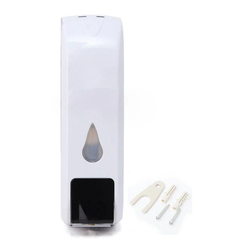 

White Plastic Soap Dispenser Shower Gel Shampoo Lotion Liquid Pump High Quality