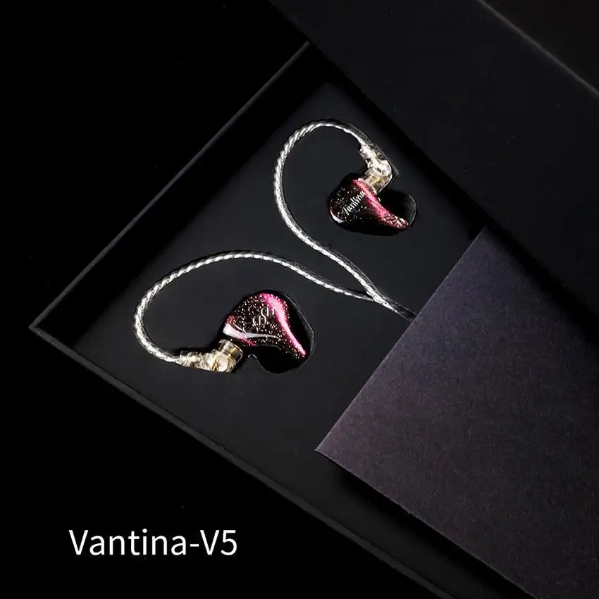 SeeAudio Vantina5 V5 5BA 5 Knowles Balanced Armature Tuning Customize HIFI Music Monitor DJ Studio Audiophile Earbuds Earphones