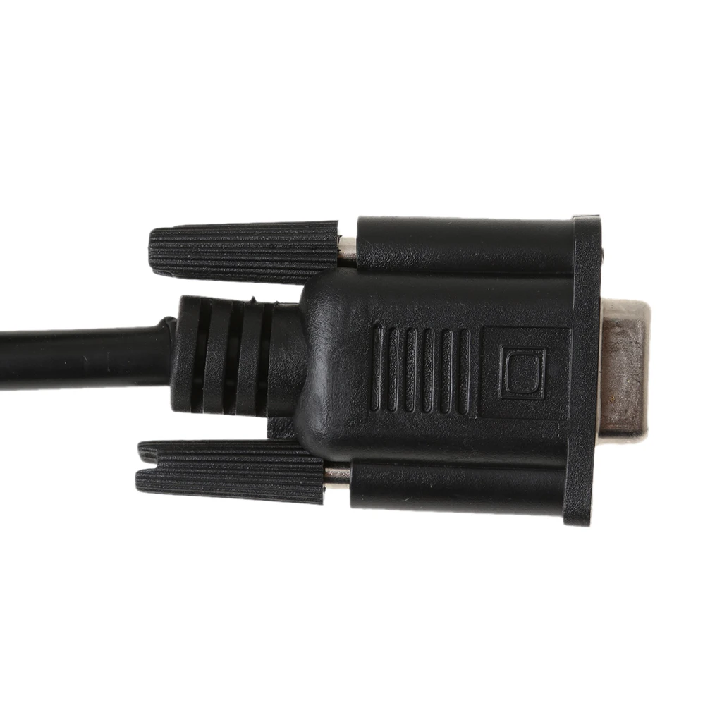 OBD2 16Pin to DB9 9pin Serial Port RS232 Adapter Cable Car Diagnostic Tool
