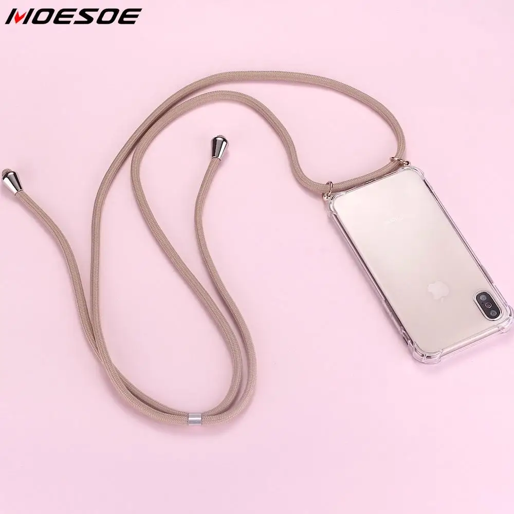 Strap Cord Chain Phone Tape Necklace Lanyard Phone Case for Carry Cover