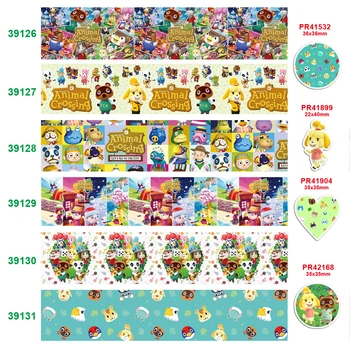 

free shipping characters printed grosgrain ribbon 39126