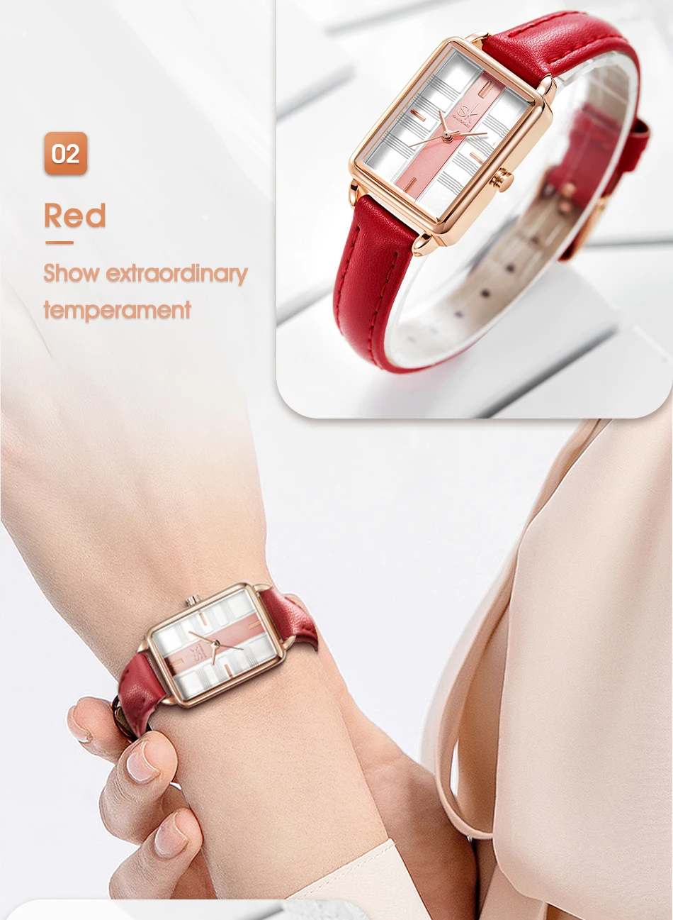 Femininos de Luxo Quadrado para Mulheres Relógio de Pulso Reloj Mujer Relógios Rosa Ouro Relógio Moda Strass Completa Aço Senhoras Metal Quartzo 4 Online shopping
