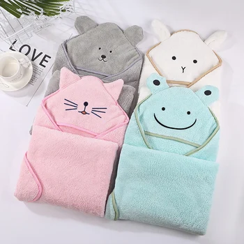

1PC Hot Sale Quick Dry Beach Towel Face Towel Cotton Bath Towel Fleece Hood Infant Towel Beautiful High Quality Hooded Towel