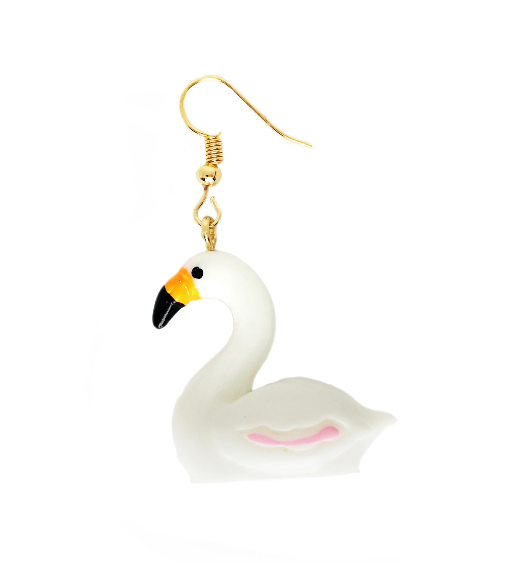 Earring For Women Resin Drop Custom Made Handmade Cute Girls Gift Eardrop Fun Cat Paw Cartoon 3D Animal Rabbit Duck drop earrings dangle earrings animal earrings