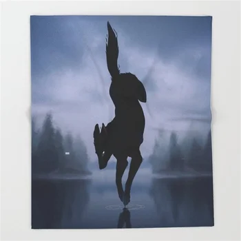 

Mirage Coral Fleece Fuzzy Blankets on Bed Throws Bedsheet for Kids Girls