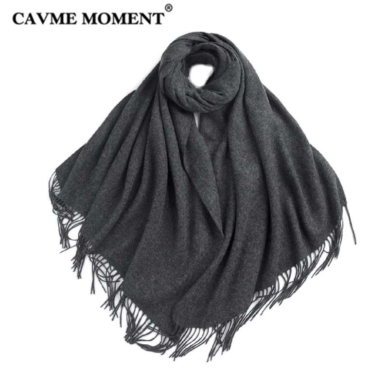 100/% Wool Pashmina Cashmere Scarf White Red Line Pashmina Shawl Wrap Men Scarves