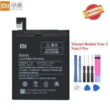 Аккумулятор Xiao mi BM46 для Xiao mi Red mi Note 3 Red mi Note3 Pro высокого качества akku 4000 мАч с бесплатными инструментами