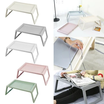 

Portable laptop desk, folding bed tray stand breakfast table home dorm room