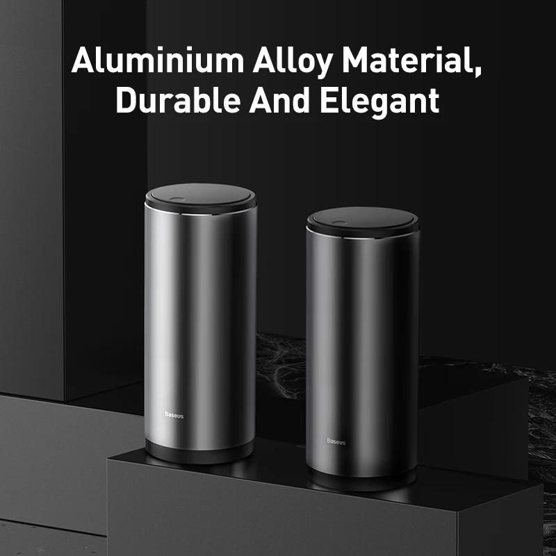 Alloy Car Trash Can Auto Organizer Storage Bag Car Garbage