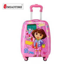 Мультяшная детская дорожная сумка на колесиках, Sac Enfant, чехол для костюма для детей, Детский чехол на колесиках, дорожные багажные сумки с колесиками