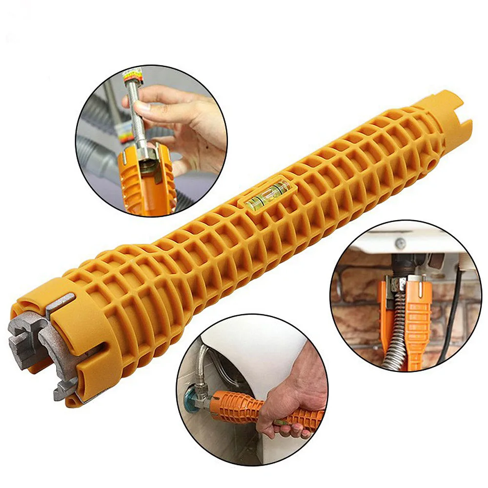 

Multifunctional Bathroom Wrench Plumbing Installation Tool Household Water Pipe Faucet Angle Valve Sink Repair and Disassembly