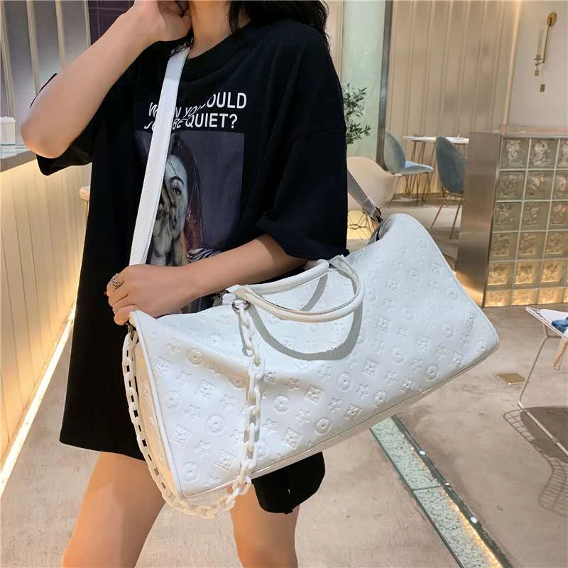 

2020 Girl's large-capacity travel bag for short trips airplane tote duffel bag Weekend travel bag small portable exercise bag