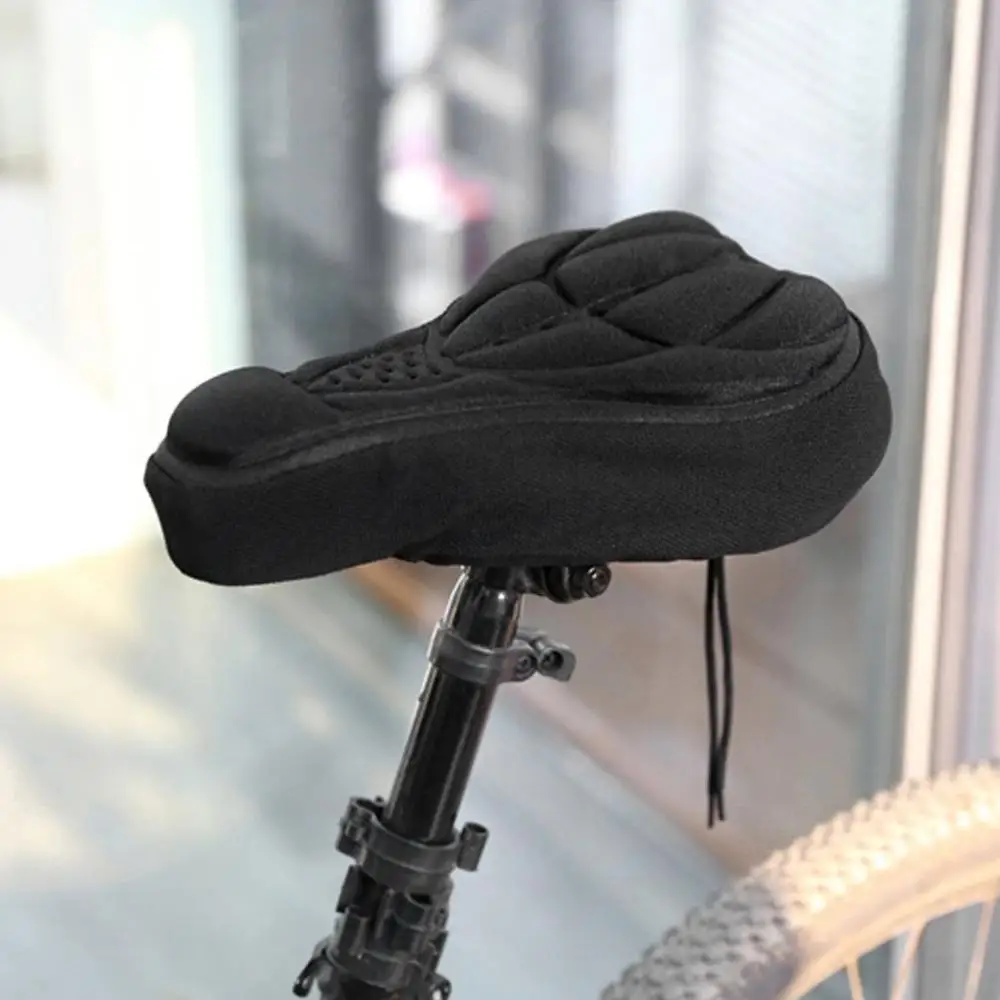 Thick Cycling Bicycle EVA Pad Seat Saddle Cover Soft Bike Cushion Pad With Anti-slipping Lining With Adjustable Drawstring