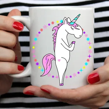 

Yoga Unicorn Mugs Travel Beer Cup Porcelain Coffee Mug Tea Cups