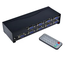 Aliexpress - 8-Port VGA Switch HD Splitter Four In And One Out Suitable For Computer Monitor Monitoring Equipment Converter Sharing Device