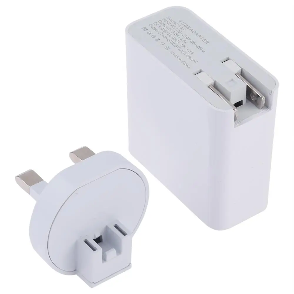 3A Макс выход USB-C/тип-c+ QC3.0+ двойной USB настенное зарядное устройство для vivo/samsung/huawei/OPPO/xiaomi/onePlus EU US UK USB разъем