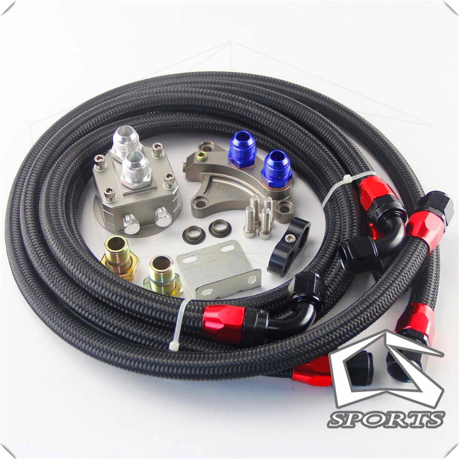 Адаптер/фитинг для сэндвич пластины масляного радиатора + 1 4 м и 6 комплект