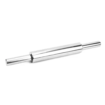 

Stainless Steel Rollers Rolling Pin Manual Kid Pasta Cake Cookie Dough Pastry Bakery Noodle Kitchen Cooking Baking Tool EE5