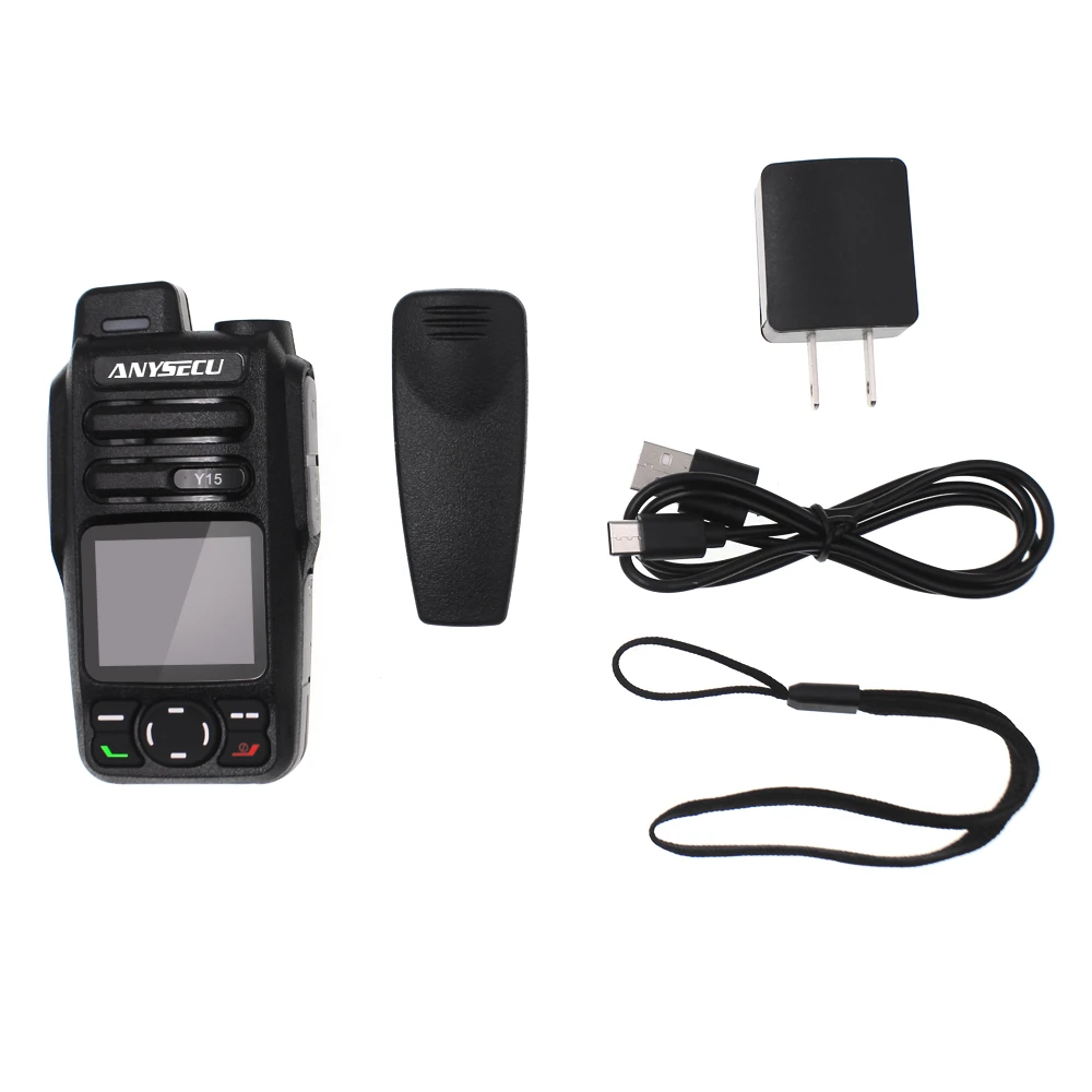 ANYSECU Y15 4G LTE Network Radio Android 5.1 4000mAh Battery POC GPS Smartphone Work With Zello PTT Application