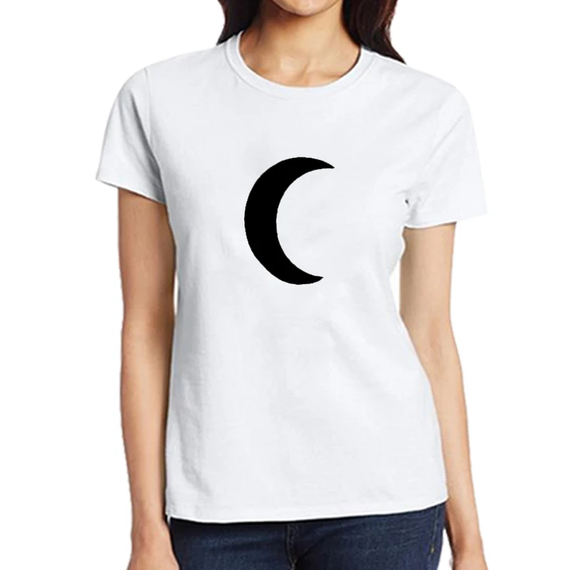 

Tops Tee Shirt Femme Moon Graphic Tees Women Harajuku T Shirts Summer Cute Women T-shirt Punk Clothes Cute