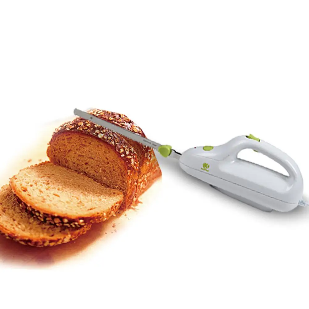

Stainless Steel Blade Bread Cutting Machine Handheld Toast Cutter Kitchen Mini Electric Slicer