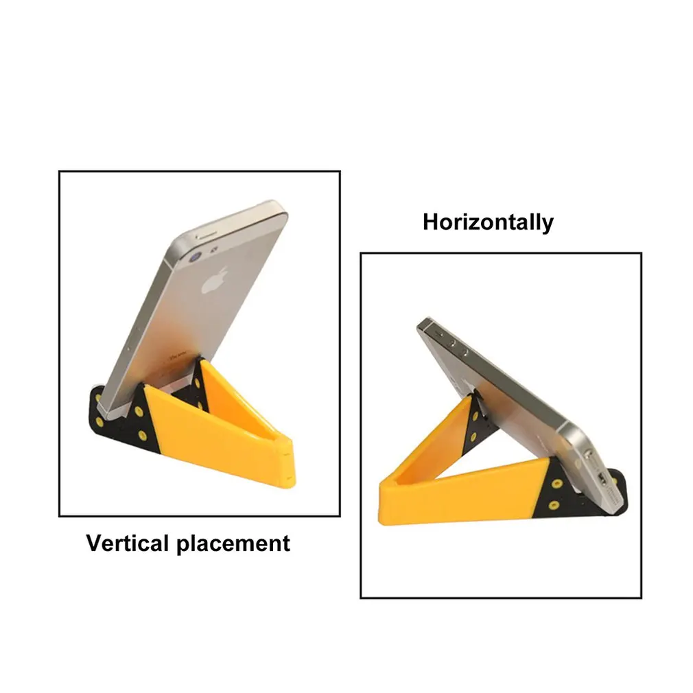 Universal Colorful Mobile Phone Holder Portable Foldable V Model Desktop Stand Mount Holder Cradle for iPhone 7 8 Samsung Xiaomi