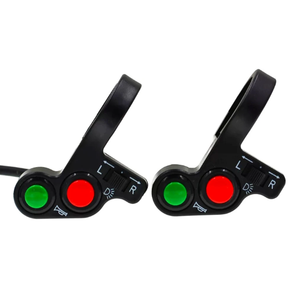 

Motorcycle Scooter Dirt ATV Quad Switch Horn Turn Signals On/Off Horn Light Handlebar Bike Motorcycle Scooter Switch