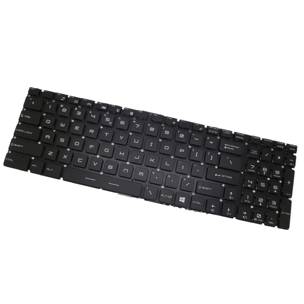 Клавиатура для ноутбука MSI GT83VR 6RE-007CN 6RF-026CN черная версия на английском языке США |
