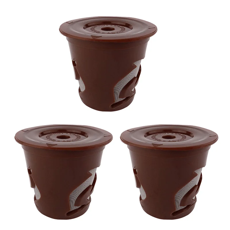 3 шт. кофе капсулы стручки многоразового фильтр чашка подходит для Keurig Hot Plus 2,0