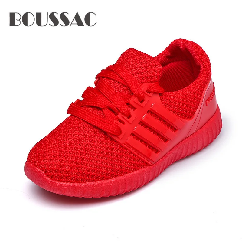 

BOUSSAC Spring Summer Kids Shoes Mesh Breathable Children Shoes For Girls and Boys Light-weight Casual Sport Shoes Kids Sneakers