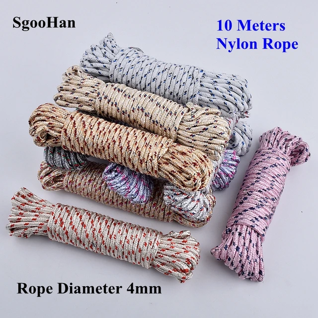 10m Nylon Rope Rainproof cloth Tarpaulin Fixing Sunshade Net