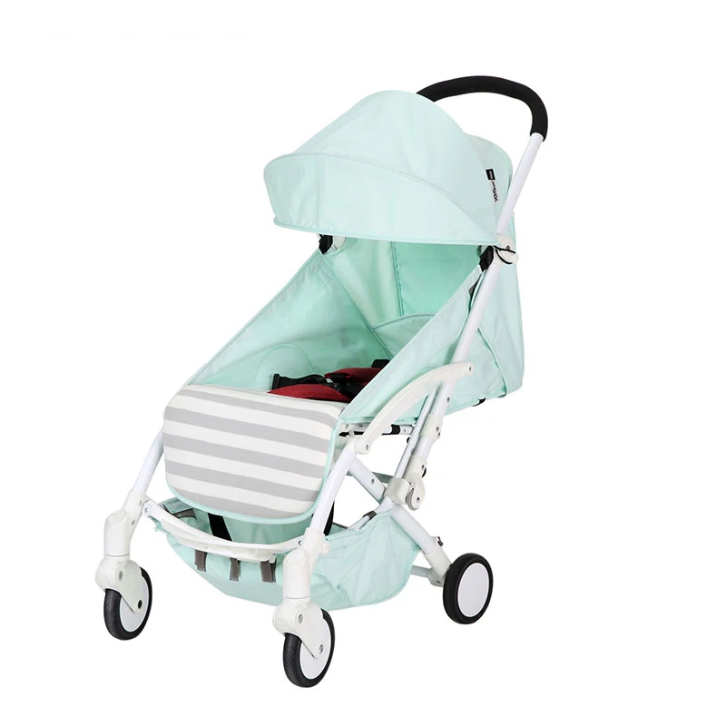 GreenWhite IMBABY/детская коляска; Ультра-светильник; может сидеть или лежать на высоком ландшафте; подходит для 4 сезонов; высокое качество; детская коляска - Цвет: GreenWhite